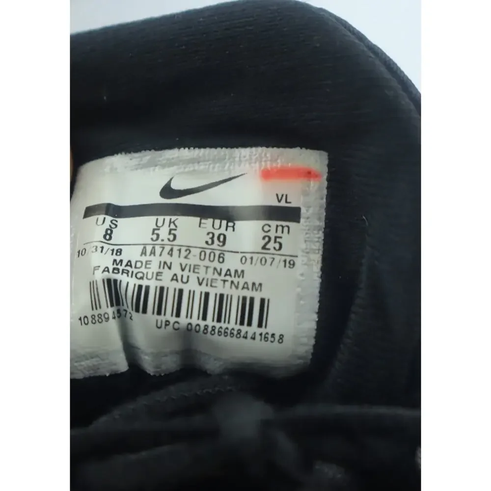 Nike Quest Black Metallic Gold Womens sz 8 Athletic Running Shoes AA7412-006